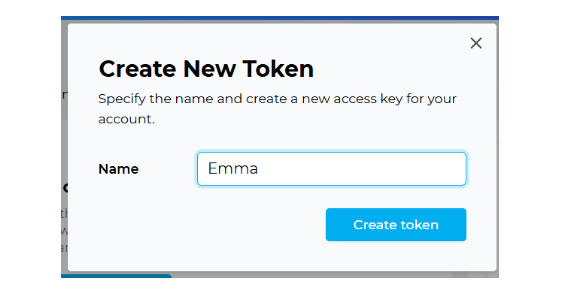  asigna un nombre a tu token