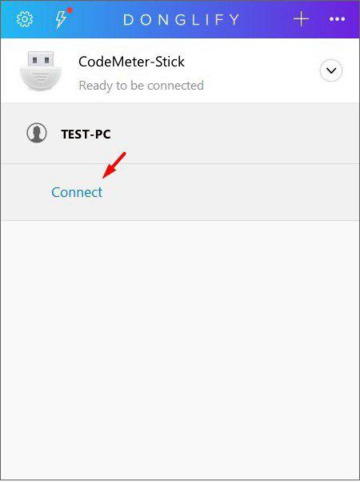  connect usb license dongle to vmware