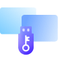 One dongle, two locations