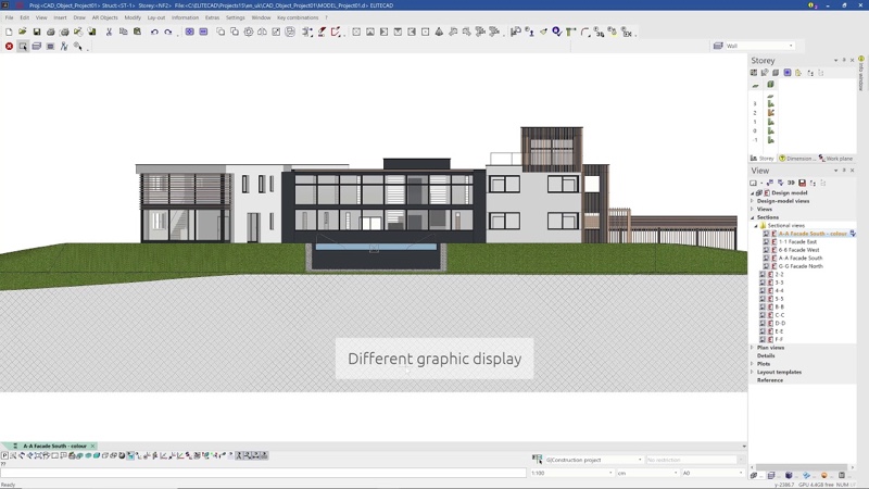 Innenarchitektur und Architektur