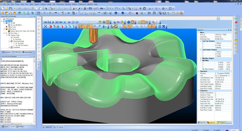 machinery design, cnc programming