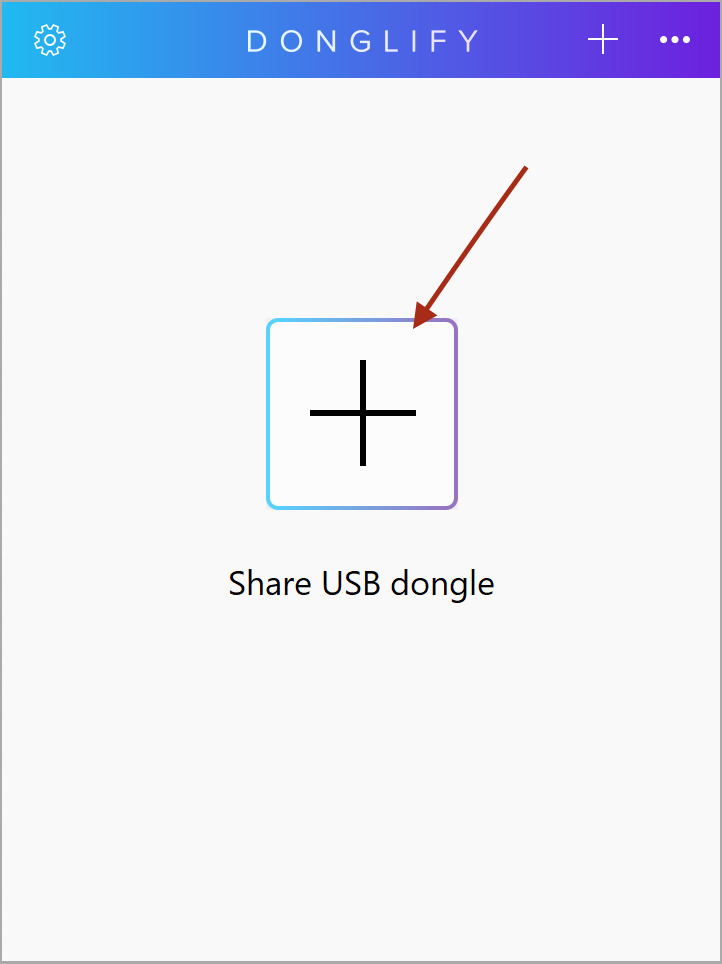  USB dongles available for sharing